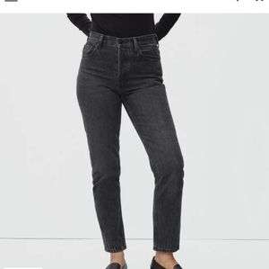 Everlane 90s cheeky denim jeans washed black